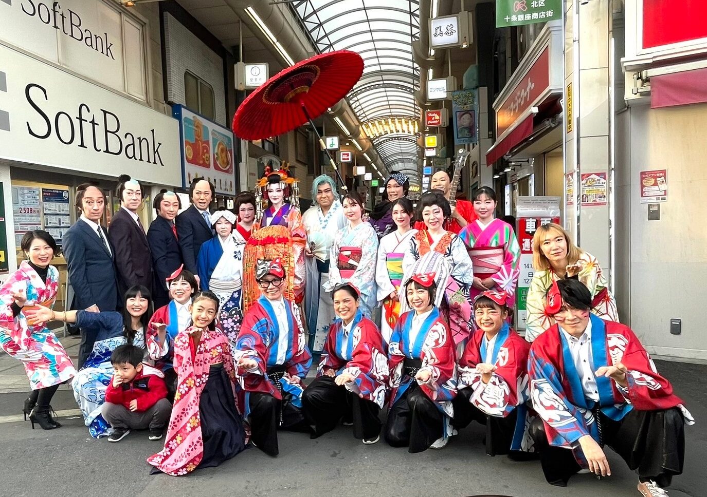 十条商店街での日本パレード（インバウンドPR）